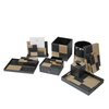 Custom Blue White Duble Color Hotel Leather Supplies Leather Amenities Set Leather Accessories for Hotel Gusteroom