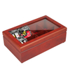 Elegant Handcrafted Wooden Tea Gift Box with Dividers