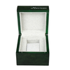Exquisite Green Lacquer Single Wooden Rectangular Button Lock Watch Box Rolex Watch Luxury Piano Paint Finish