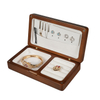 Exquisite Green Lacquer Single Wooden Rectangular Button Lock Watch Box Rolex Watch Luxury Piano Paint Finish