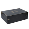 Zhihe 2025 New Product Large Premium Wooden Box Smooth Stash Box with Hinged Lid Wooden Box with Lock and Key