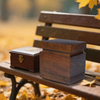 ZHIHE Wholesale Funeral Supplies Wooden Animal Pet Urn Funeral Memorial Urn Cremation Unique Reference