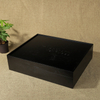 Exquisite Green Lacquer Single Wooden Rectangular Button Lock Watch Box Rolex Watch Luxury Piano Paint Finish