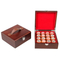 Portable Wooden Travel Chess Game Folding Wood Chess Box Magnetic Wooden Chess Set