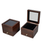 Elegant Wooden Watch Display Box with Clear Acrylic Lid