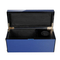 Factory Wholesale Blue Single Bottle Packaging Luxury Glossy Wooden Wine Boxes