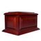 Elegant Wooden Memorial Urn Box with Sliding Lid for Ashes
