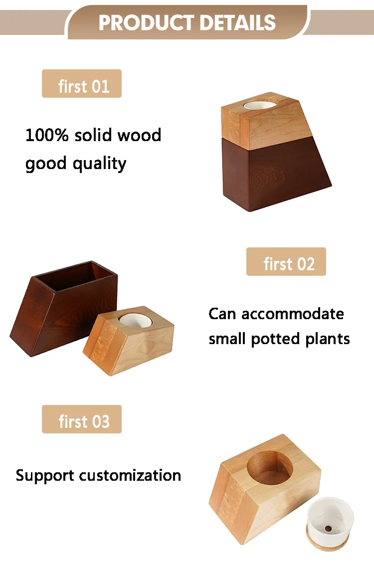 Wholesale Customizable Solid Wood Cremation Funeral Urn for Cats Dogs Ashes Pet Urn Wooden Human Urns