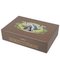 2025 New Product Customized Large Capacity Cedar Wooden Cigar Box Double Layered with Moisture-Proof Lacquer Finish Handmade Humidifier