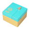 Stylish Cyan Jewelry Organizer Box for Watches and Accessories