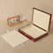 Custom Luxury Brown Wooden Square Box for Perfume