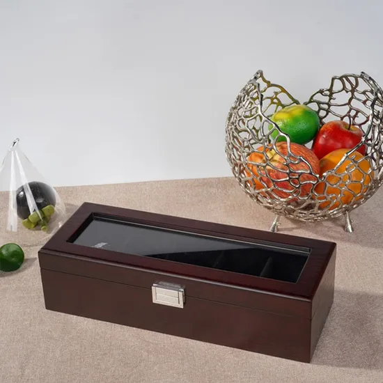 Elegant Luxury Wooden Jewelry Box for Watches and Gifts