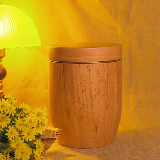 Wholesale Natural Wood Finish Hand Crafted Pet Cremation Urn for Dogs/Cats/Small Animals Premium Quality Wood Offering