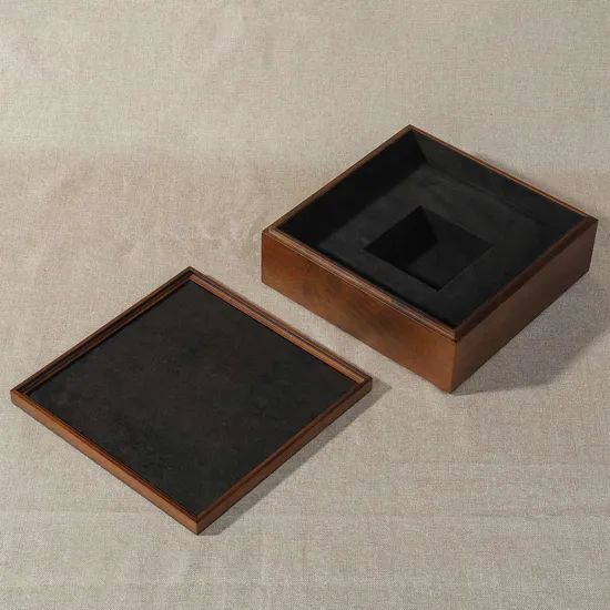 Wholesale Custom Wooden Gift Box Wholesale Packaging Manufacturer Supplier Logo Engraved Wooden Boxes