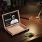 Cigar Humidor Luxury Tempered Glass Top Display Custom Packaging Wood Humidor Cigar Tobacco Case Box with Hygrometer