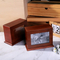 Factory Outlet Hi-Q Low Price Wooden Pet Ashes Box Cremation Urns Funeral Supply Memorial Box with Photo Frame for Cat or Dog