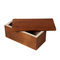 Factory Customized Small Size Handmade High End Rectangular Cats Pet Customized Logo Simple for Dogs Cremation Wooden Urn