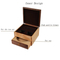 Stylish Wooden Tea Storage Box with Customizable Lid Design