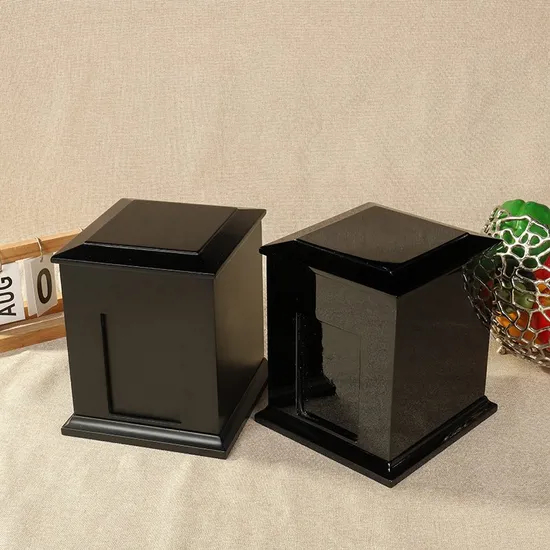 Hot Selling Wooden Urn Funeral Supplies Wood Cremation Urns for Human Ashes Adult