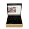 Custom Logo Luxury Champagne Gift Whiskey Wood Wine Single Bottle Wine Wooden Cases Box Clamshell Wooden Box