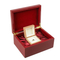 Wholesale Christmas Day Luxury Decorative Solid Wood Jewelry Gift Storage Box Wooden Packaging Ring Box
