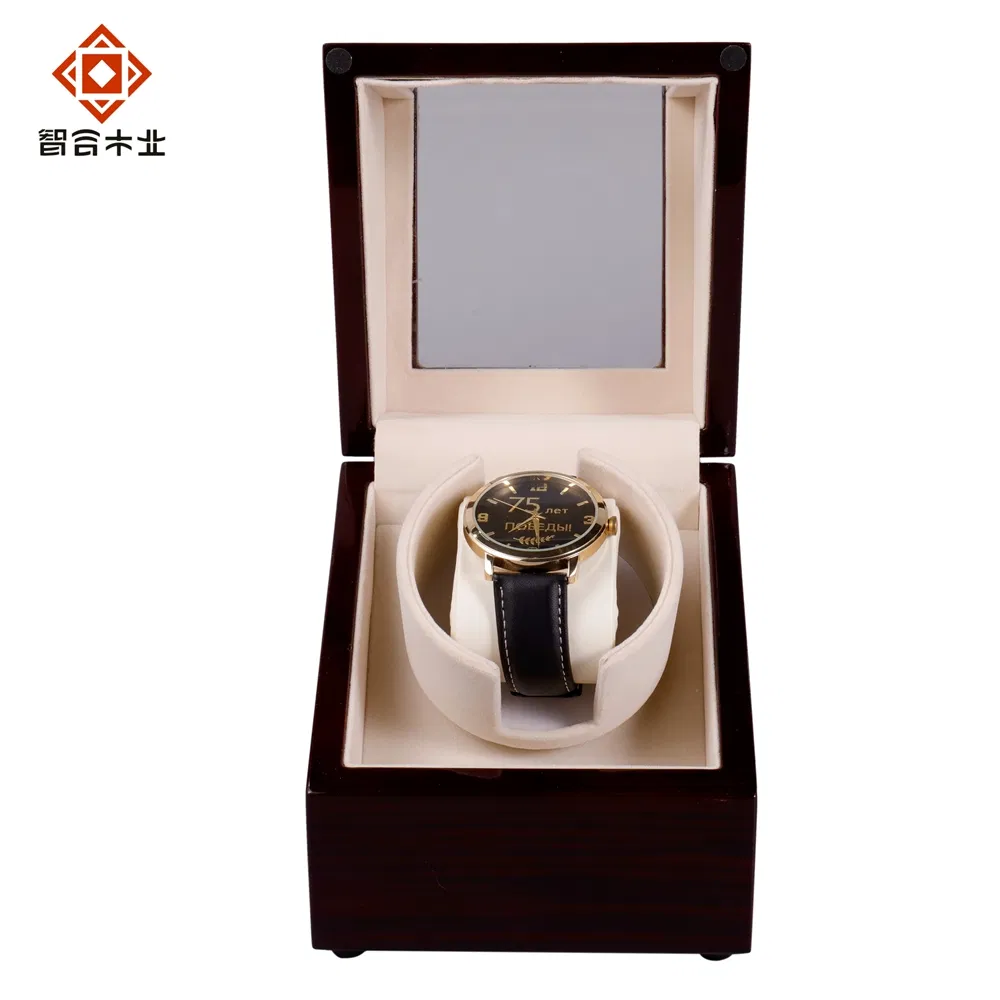 Wholesale Custom Logo Luxury Wooden Watch Box Watch Storage Single Gift Cases Watch Packaging Boxes & Cases