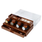 Clear Acrylic Glass Cover Versatile Storage Space Wooden Watch Display Case with Drawers Watch Collection Box