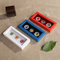 Custom 3-Slot Brooch Display Box with Acrylic Lid