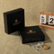 Single Walnut Wood Challenge Coin Presentation Display Box Storage Case with Clear Top and Sliver Coin Capsules with Adjustable Gasket