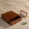 Factory Custom Sliding Lid Wood Storage Box Square Jewelry Tea Miscellaneous Gift Packaging Box