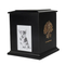 American Style Wooden Pet Urn Durable MDF with PVC and Plastic Finish Available in Colorful Styles