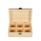 Factory Custom Gift Cosmetics Skin Care Products Bottle Container Luxury Packaging Container Wooden Box Logo Custom Wooden Box