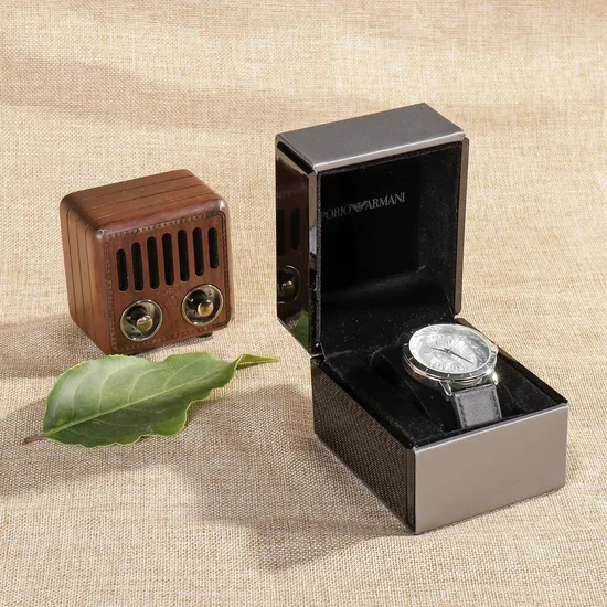 Elegant Luxury Black Wooden Jewelry and Watch Box