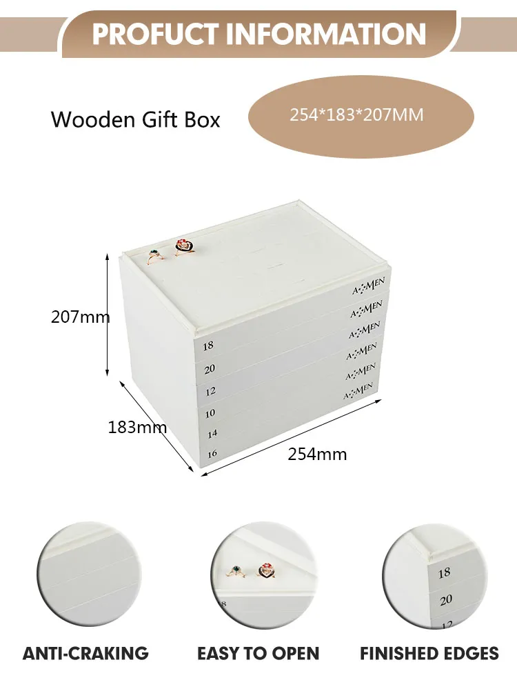 Stylish Multi-Tier Jewelry Organizer for Rings and Accessories