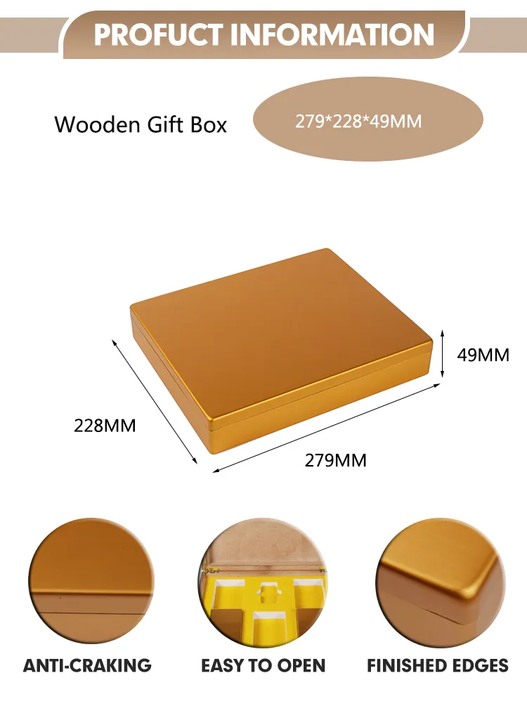 Custom Mahogany Cigar Box with Laser Engraved Logo Design