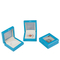 Unique Handmade Blue Coin Holder Box for Collectors and Enthusiasts