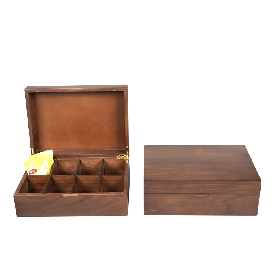 Customized High Quality Packaging Solid Gift Wooden Storage Box Gift Box for Home Jewelry Watch Book