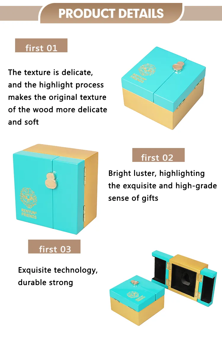 Custom Wooden Watch and Jewelry Storage Box for Gifts