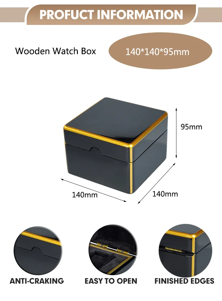Premium Customizable Watch Storage Box with Logo Options
