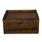 Wholesale Coffee Color Matt Finish Wooden Jewelry Organizer Storage Luxury Packing Gift Box