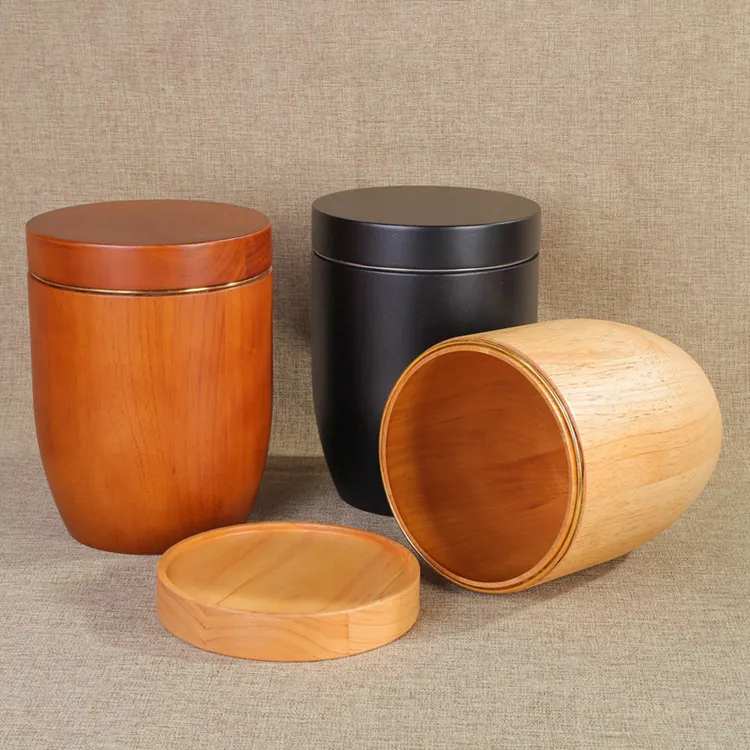 Handmade Wooden Pet Memorial Urns Decorative Cremation Funeral Urn Keepsake Burial Ash Box for Human Ashes