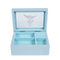 Wholesale Wooden Christmas Hand Crank Musical Box Jewelry Box with Custom Logo for Accessories