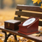 Zhihe Unique-Designed Pet Urn with Detachable Base for Metal Plaques Photos Personalized Memorial Container for Pet Ashes.