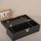 Zhihe Handcrafted Wooden Wine Box Luxury Storage Case with Magnetic Closure Velvet Lining Engraved Detail Oak Wood Single Bottle Wine Container