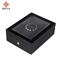 Elegant Custom Black and Grey Perfume Gift Set with Wooden Lid