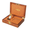 Solid Wood Jewelry Watch Box Handcrafted Anti Tarnish Lining Singel Layer Compartments Lockable Closure Soft Velvet Interior Compact Size Desktop Organizer