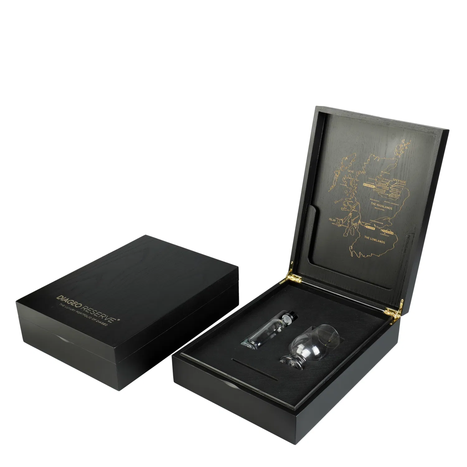 Personalized Laser Etched Ash Wood Wine Gift Box Set