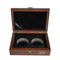 Eco-Friendly Rubber and Wood Gift Box with Leather Handle