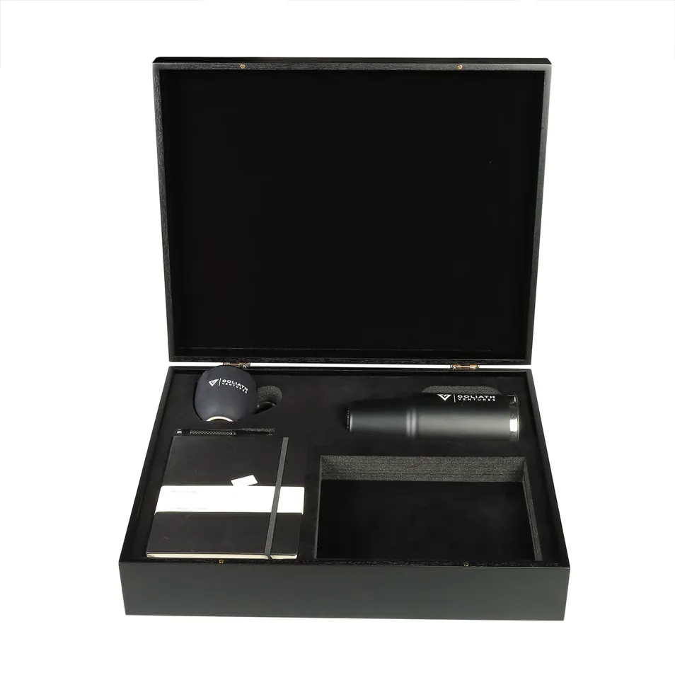 Custom Luxury Corporate Gift Set Vacuum Cup Notebook Pen Executive Kits in Christmas Business Promotional Gift Set Box