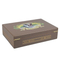 2025 New Product Customized Large Capacity Cedar Wooden Cigar Box Double Layered with Moisture-Proof Lacquer Finish Handmade Humidifier